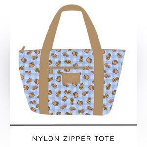 Aloha Collection Hawaii Hello Kitty Nylon Zipper Tote sunriseshell floral Palaka